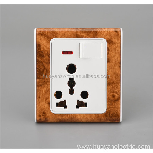 electric one gang wall switch and socket